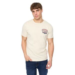 Crosshatch Mens Motocross T-Shirt / Off White